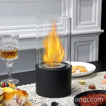 Mini chimenea de alcohol portátil para ambiente comedor al aire libre